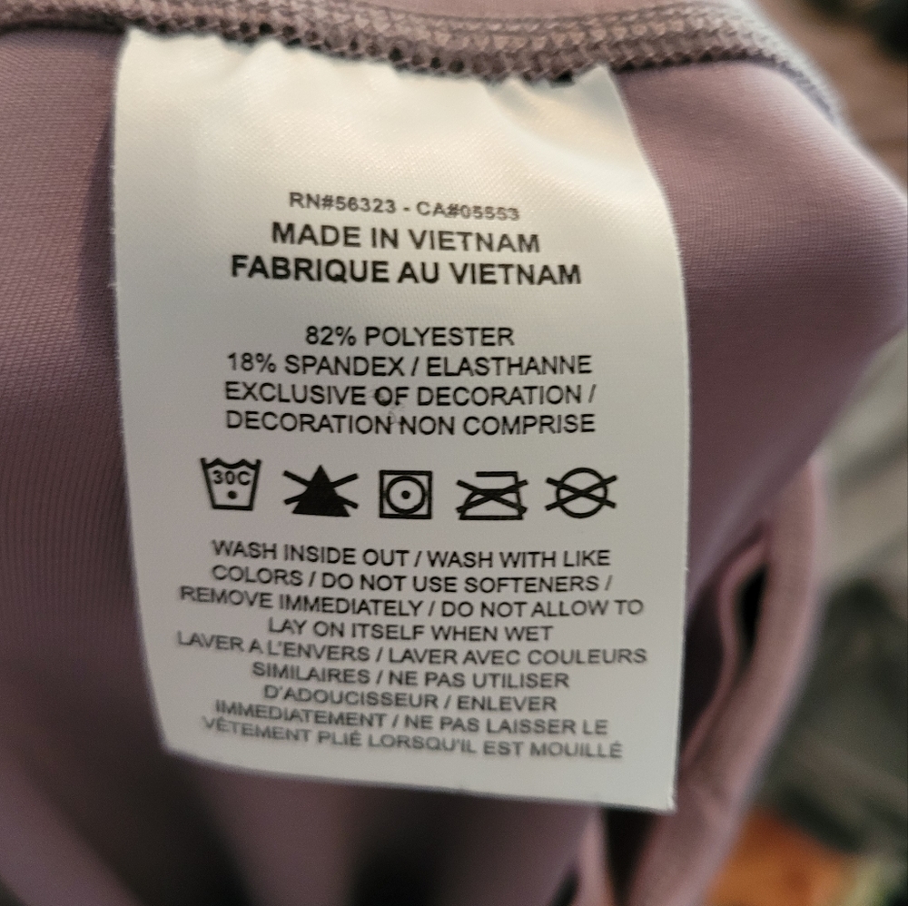 Nike lavender dri fit leggings - Picture 6 of 6